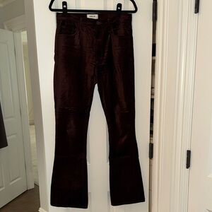 Agolde Rich Brown High-Waisted Pants